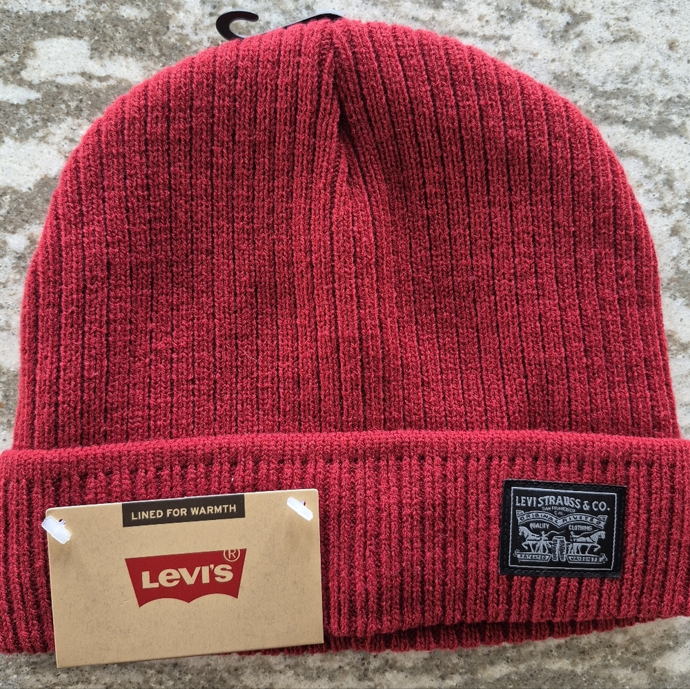 Levi's Men's Beanie Hat New One Size